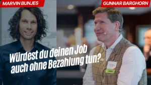 Würdest du deinen Job auch ohne Bezahlung tun?